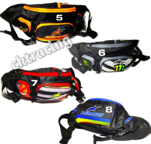 Tas pinggang waistbag cross trail sepeda adventure racing trabas touring