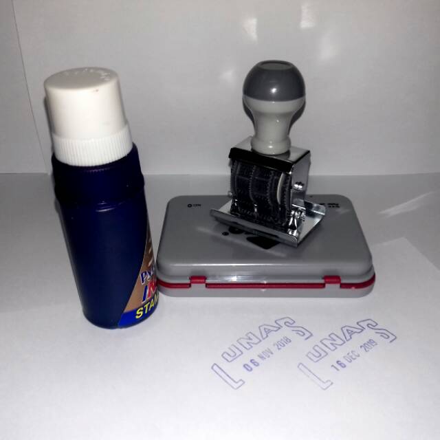 

Paket Stempel Tanggal Manual Plus Nama Usaha