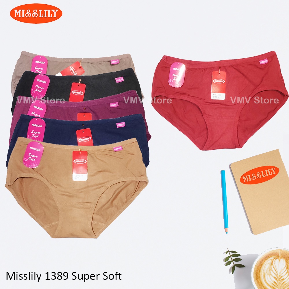 Celana Dalam Wanita Misslily Import 1389 Super Soft Extra Comfort CD Miss Lily Original Asli