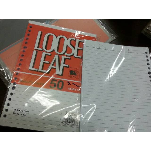 

Kertas file LOOSE LEAF Joyko isi 50 lembar bergaris quality paper
