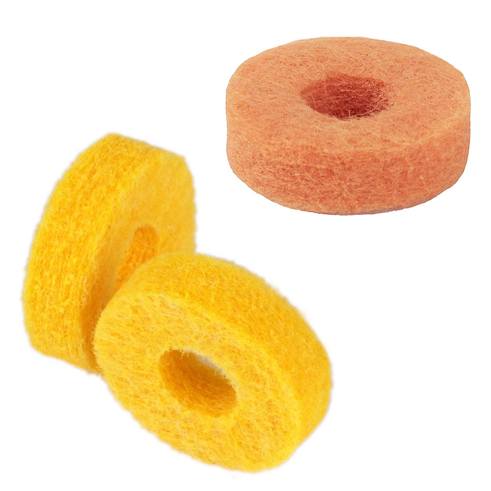 20pcs Pad Cymbal Felt Aneka Warna Untuk Drumperkusi