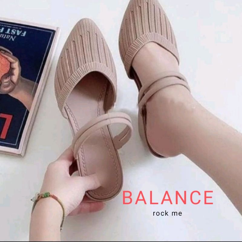 sandal selop karet jelly import balance