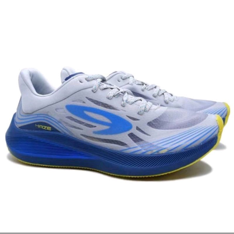Sepatu Running 910 Nineteen Haze vision 100% Original warna Abu/biru/kuning