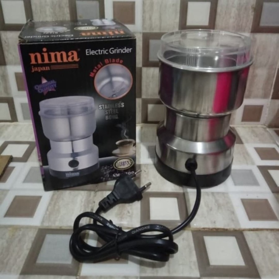 (COD) Nima Alat Penggiling Kopi Electric Coffe Grinder 150W - Nm8300