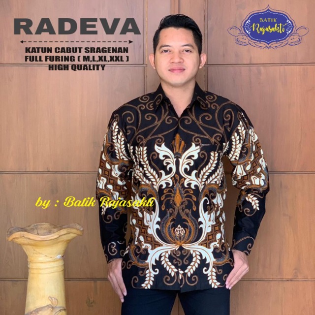 Batik RADEVA Katun Cabut Full Furing Termurah