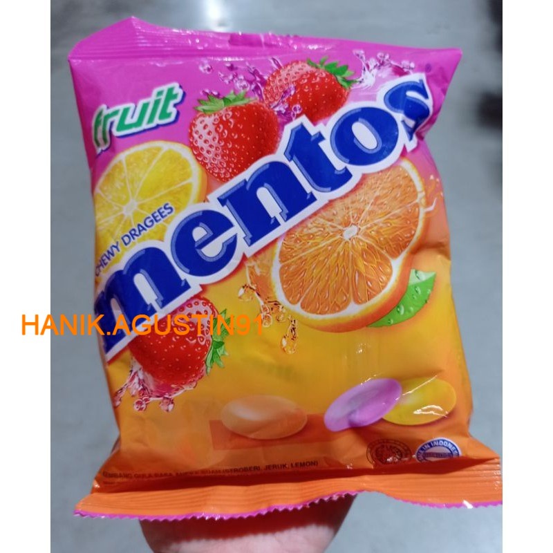

Permen Mentos Fruit Bag 121,5 gr