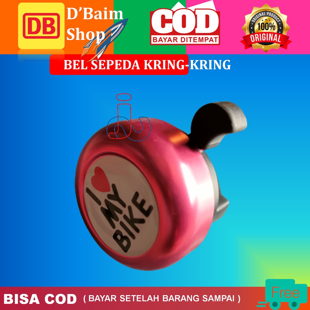 Bel Sepeda I loveMy Bike Super Cantik Bel Sepeda kring-kring