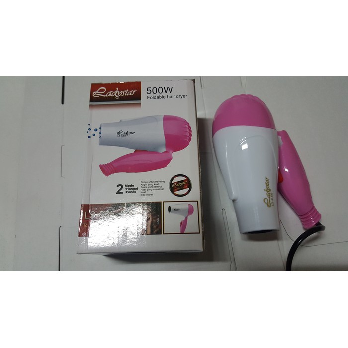 Hairdryer Ladystar Ls 658 pengering rambut profesional Murah  bisa lipat 02-009-ls