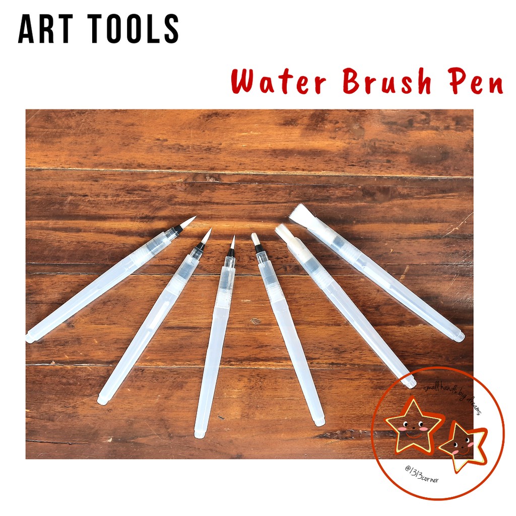

Water Brush Pen, Kuas Kaligrafi, Kuas Cat Air bentuk pena isi 6 pcs