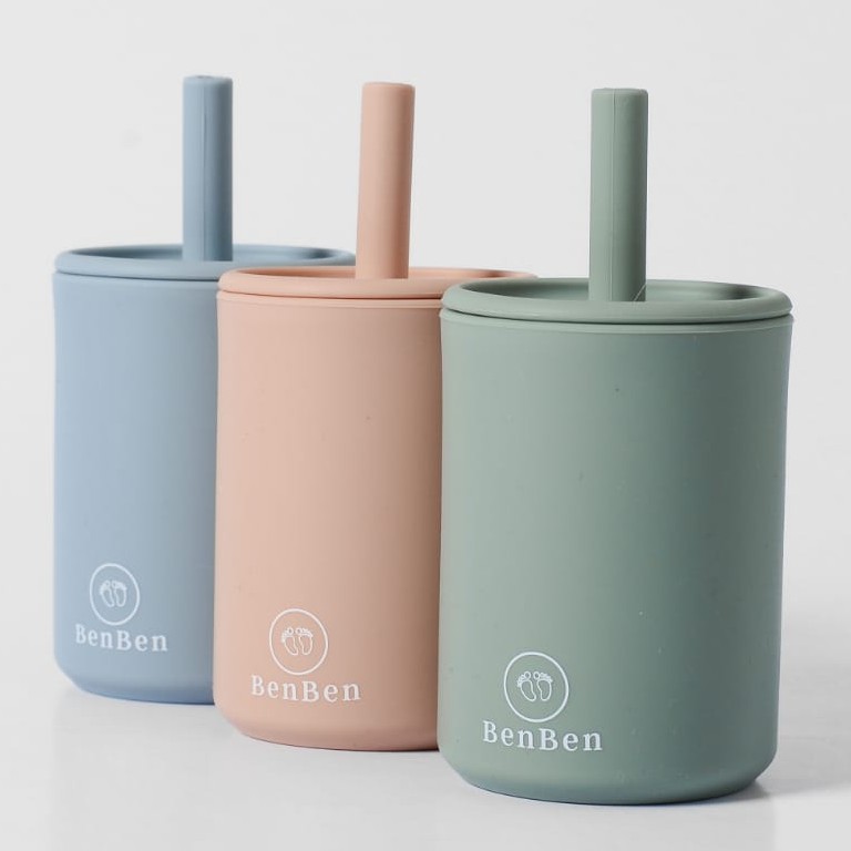 Benben Silicone Cup Set with Straw