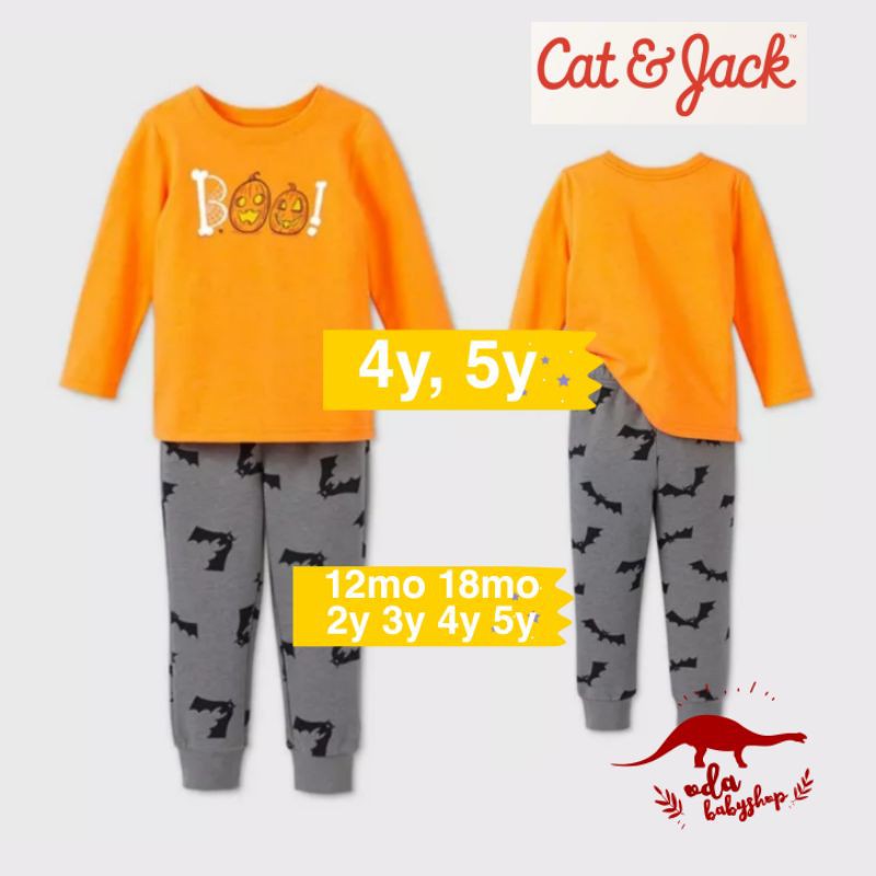 Kaos Anak Laki-laki dan Celana Jogger Anak Cat n Jack Original - Boo
