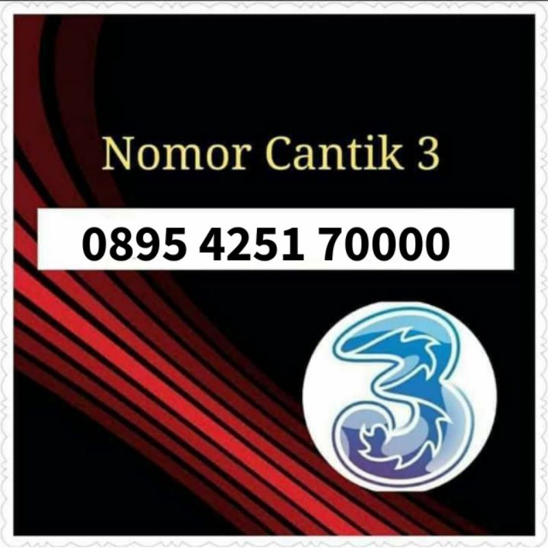 nomor cantik tree kartu perdana tree 3 cantik kwartet 0 0895425170000