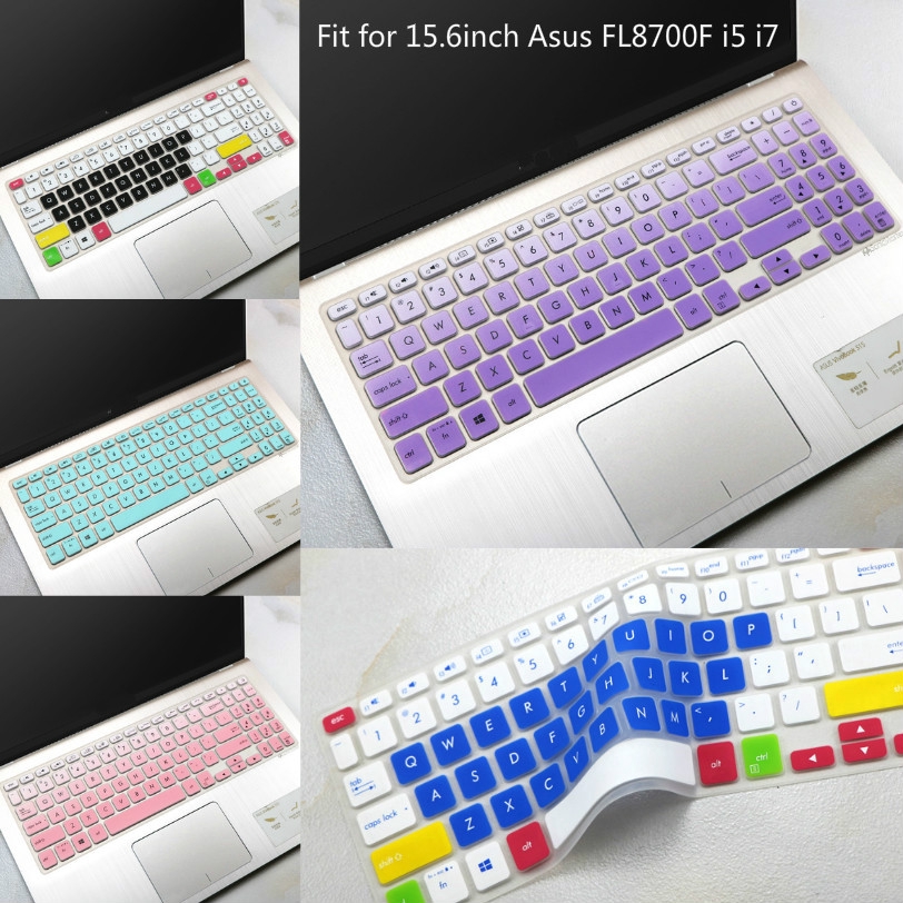 Soft Case Silikon Ultra Tipis Cover Proteksi Keyboard Laptop Asus Fl8700F I5 I7 15.6 &quot;