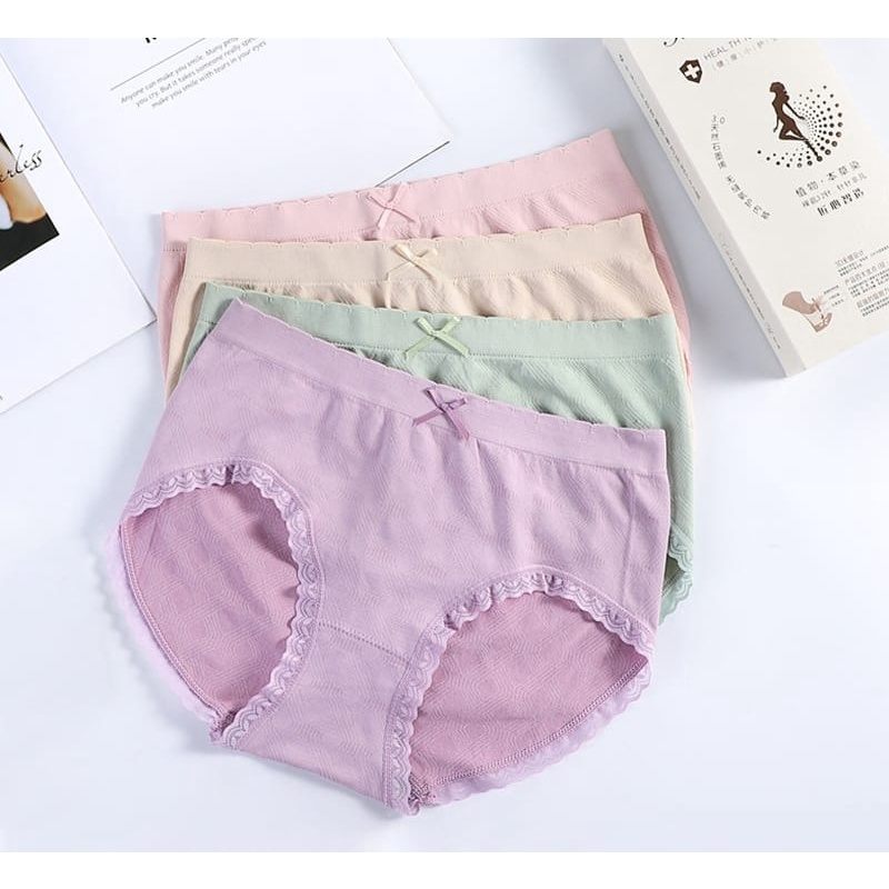 [TOYOU SHOP L13] CELANA DALAM ANTIBAKTERI SET KOTAK 4 PCS | GRAPHENE | PAKAIAN DALAM WANITA| SET SEAMLESS | FASHION WANITA