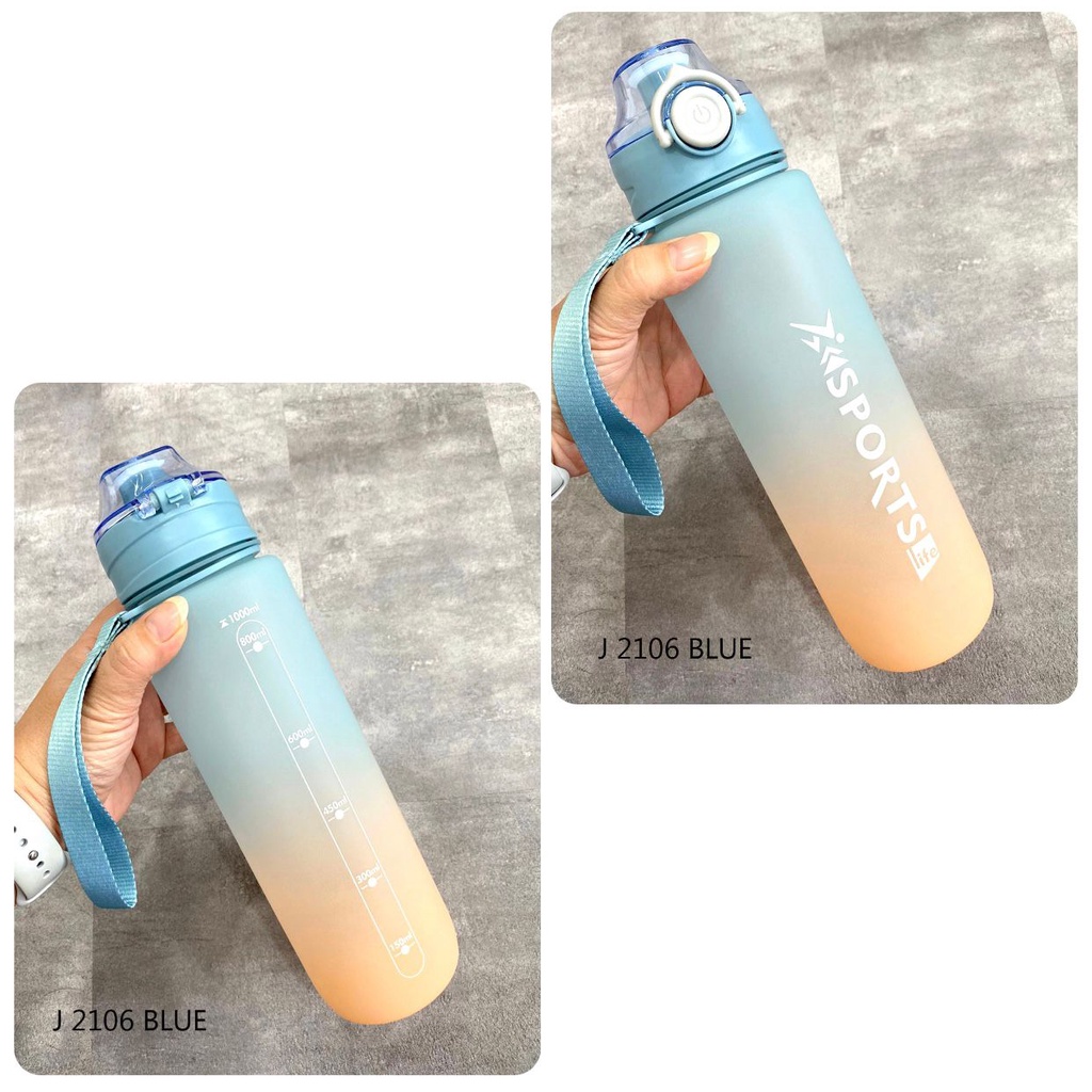 BOTOL MINUM GRADASI SPORT REMINDER BOTTLE IMPORT J 2106