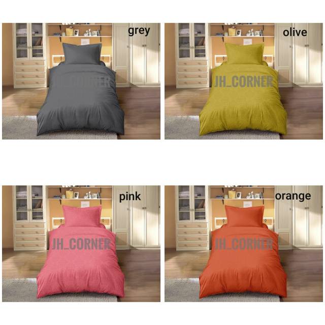 SPREI ALOHA LADY ROSE SIZE SINGLE 120X200CM 4KAKI POLOS EMBOSS LEMBUT DAN ADEM TERLARIS TERMURAH