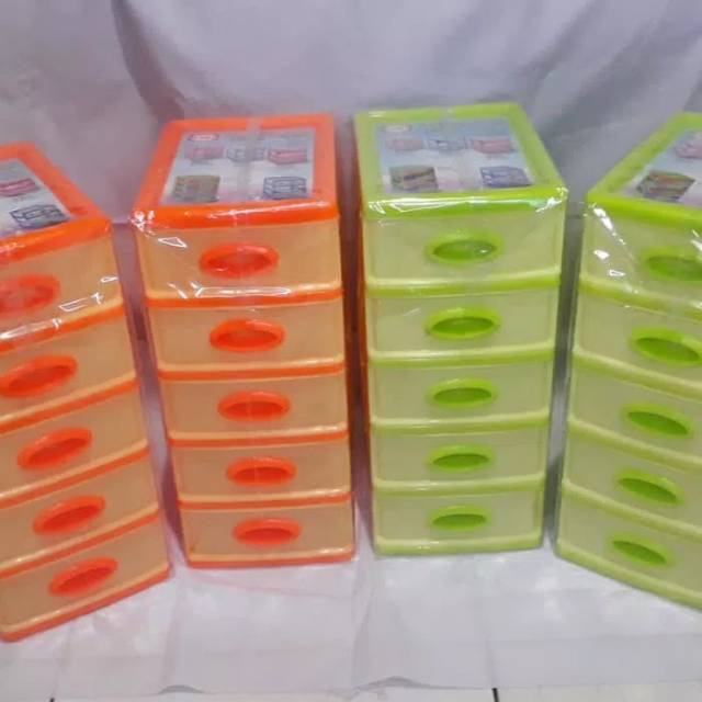 Laci Susun 5 Kecil Shinpo / Laci Mini Susun 5 / Mini Container / Laci Plastik