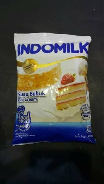 Susu Bubuk Full Cream Indomilk 250gr Untuk Kue Shopee Indonesia