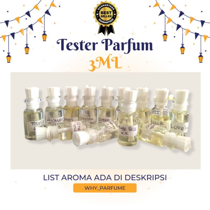 TESTER PARFUM 3ML