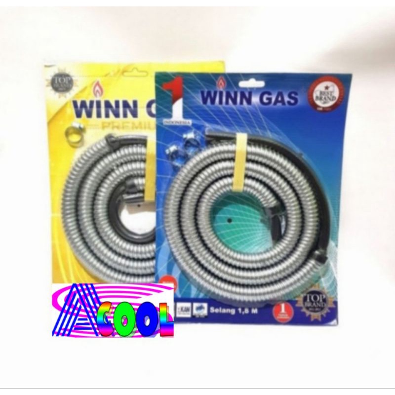 Winn Gas Selang Metal Flexible Pengaman Selang Gas LPG Anti Tikus