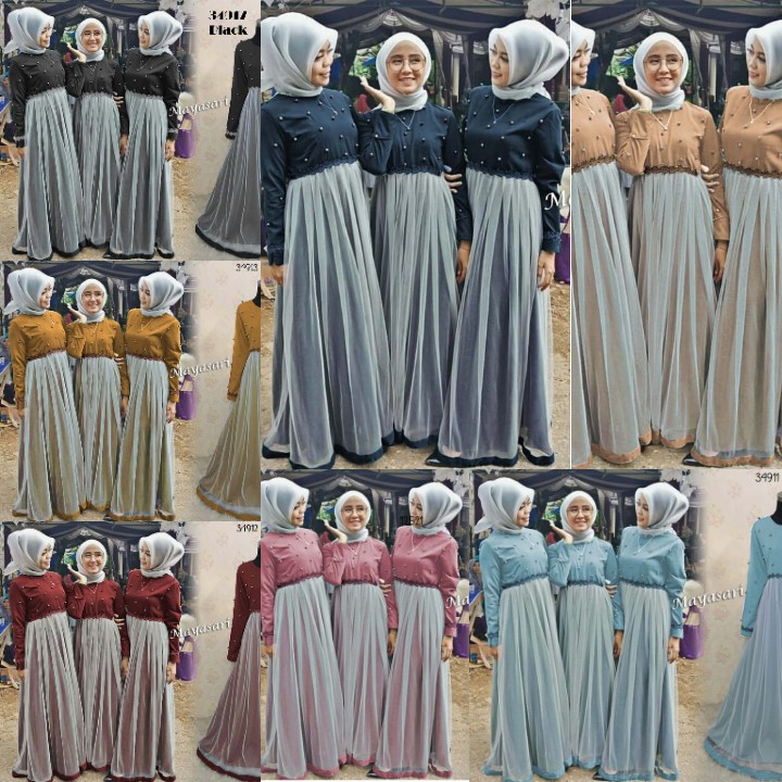 MAYASARI GAMIS PESTA MEWAH SIZE L