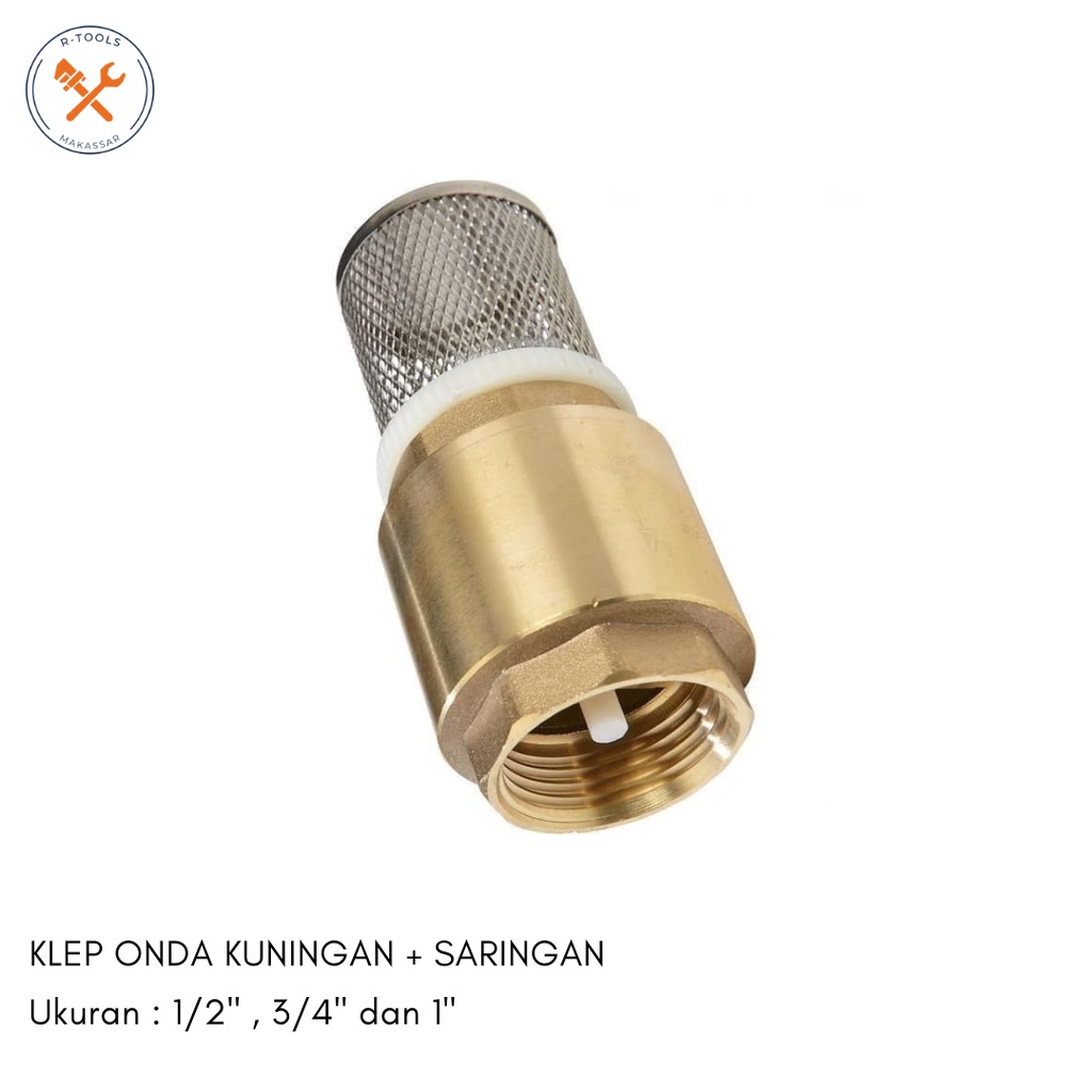Tusen Klep Pompa Air Onda + Saringan/Filter