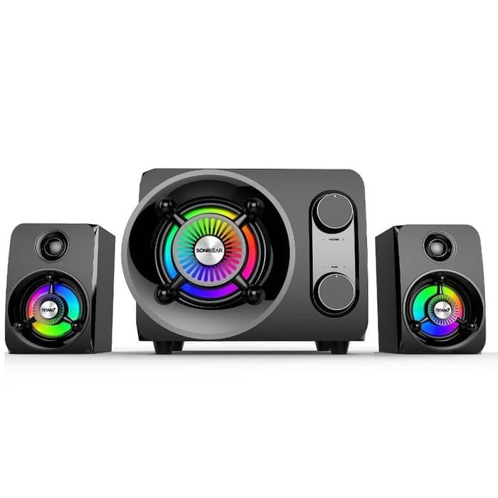 Speaker Sonic Gear Titan 7 Btmi - Bluetooth - Fm Radio - Usb - Hitam