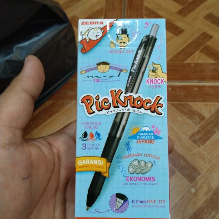 

Jual Pulpen Pick Knock Zebra Bagus