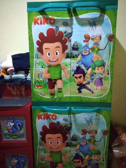 Lemari Plastik Naiba 4 Susun Kunci Msc 9264 Printing