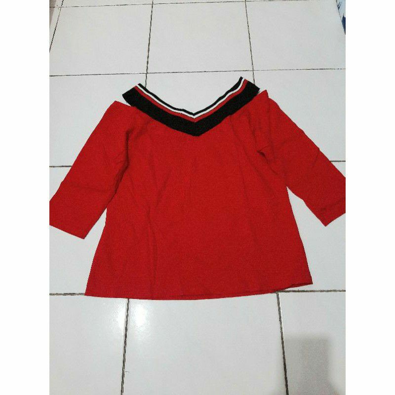 Baju Sabrina Lengan Panjang