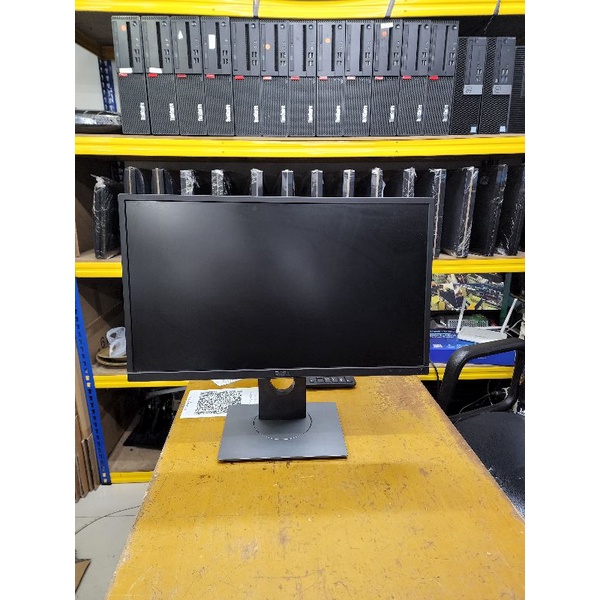 MONITOR LED DELL 23 INCH WIDE FULL HD KAKI BISA DI PUTAR VERTIKAL PORT HDMI