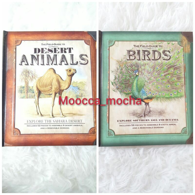 Buku anak the field guide to desert animals / field guide to birds