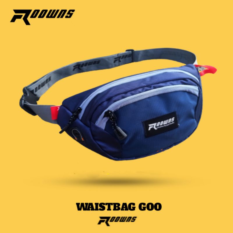 Tas Selempang Waistbag Tas Pinggang Bahu Pria Roowns Goo Ab