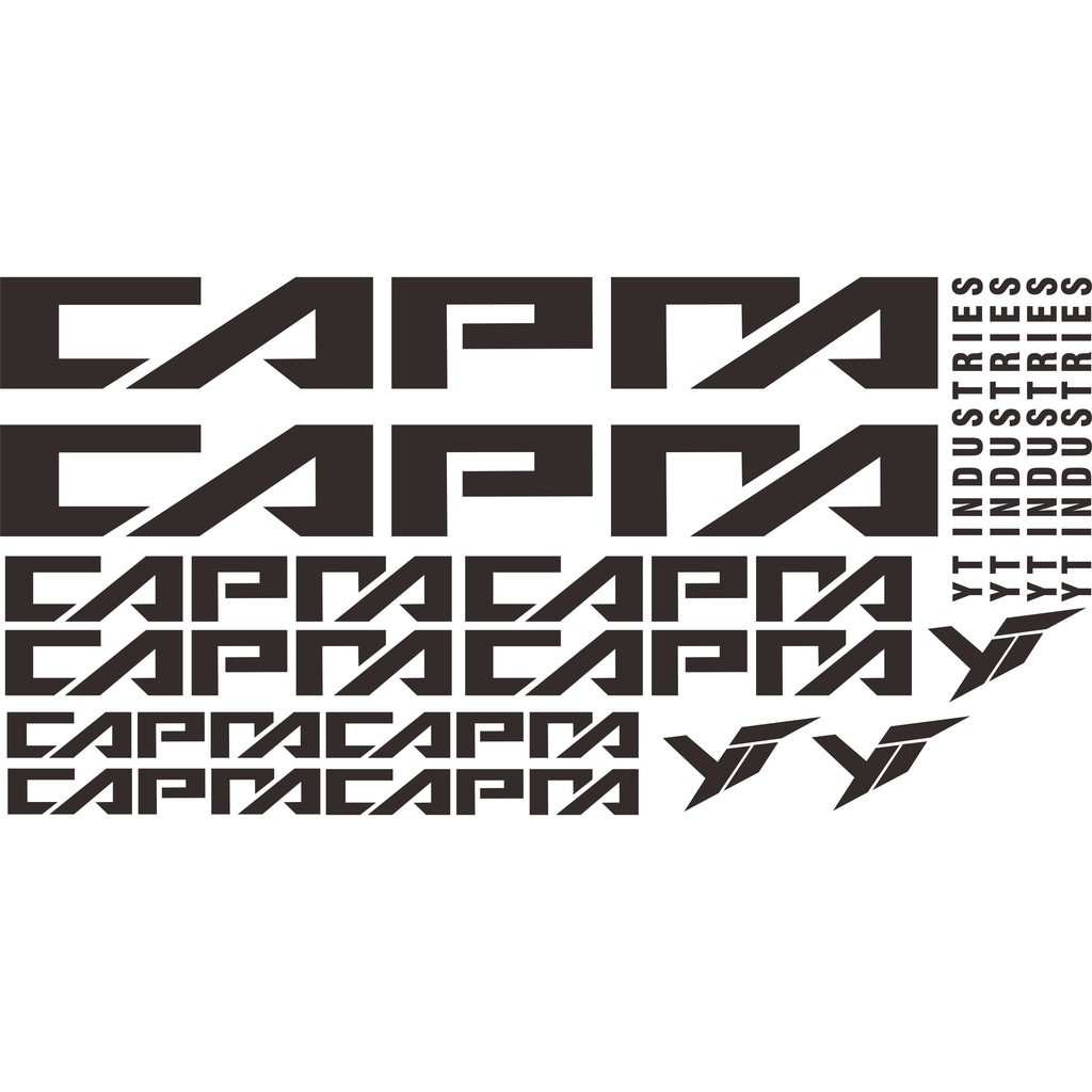 

cutting sticker/stiker yt capra