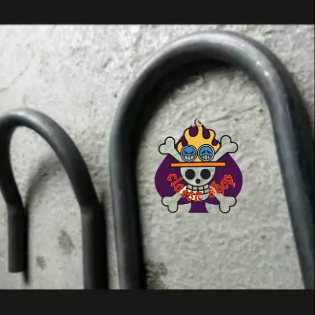 begel behel sambungan rangka U japstyle CB MEGAPRO  TIGER REVO GL 100 125 max pro glatik ninja Scorp