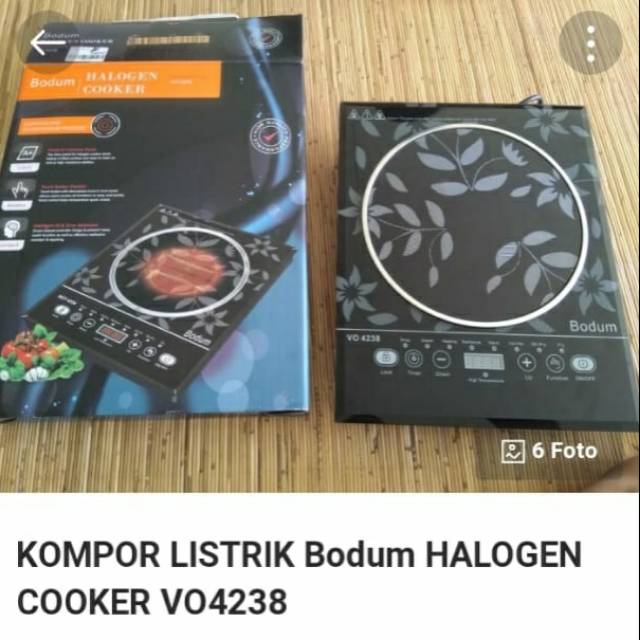 kompor listrik halogen