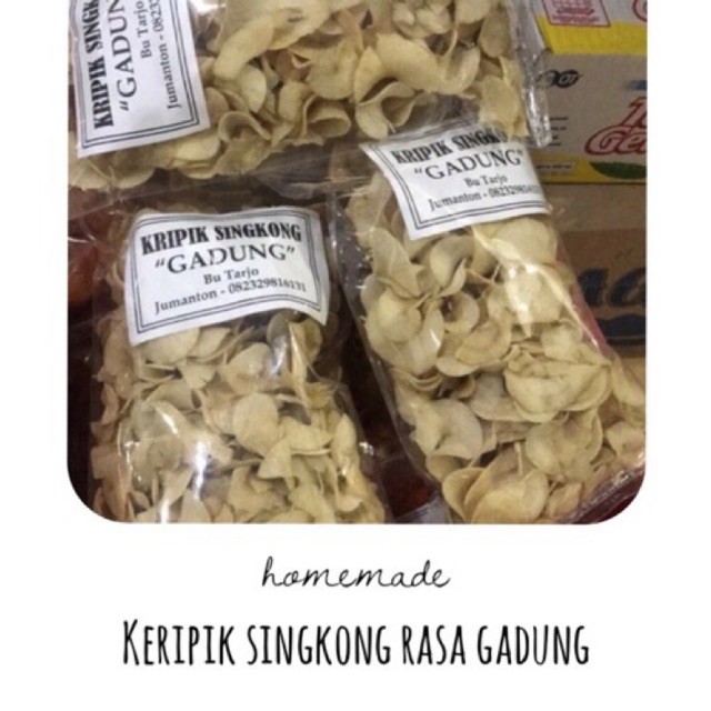 

Keripik singkong rasa gadung asin