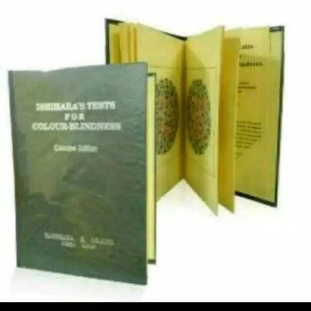 Buku Ishihara / Buku Tes Buta Warna / Alat Bantu Tes Buta Warna