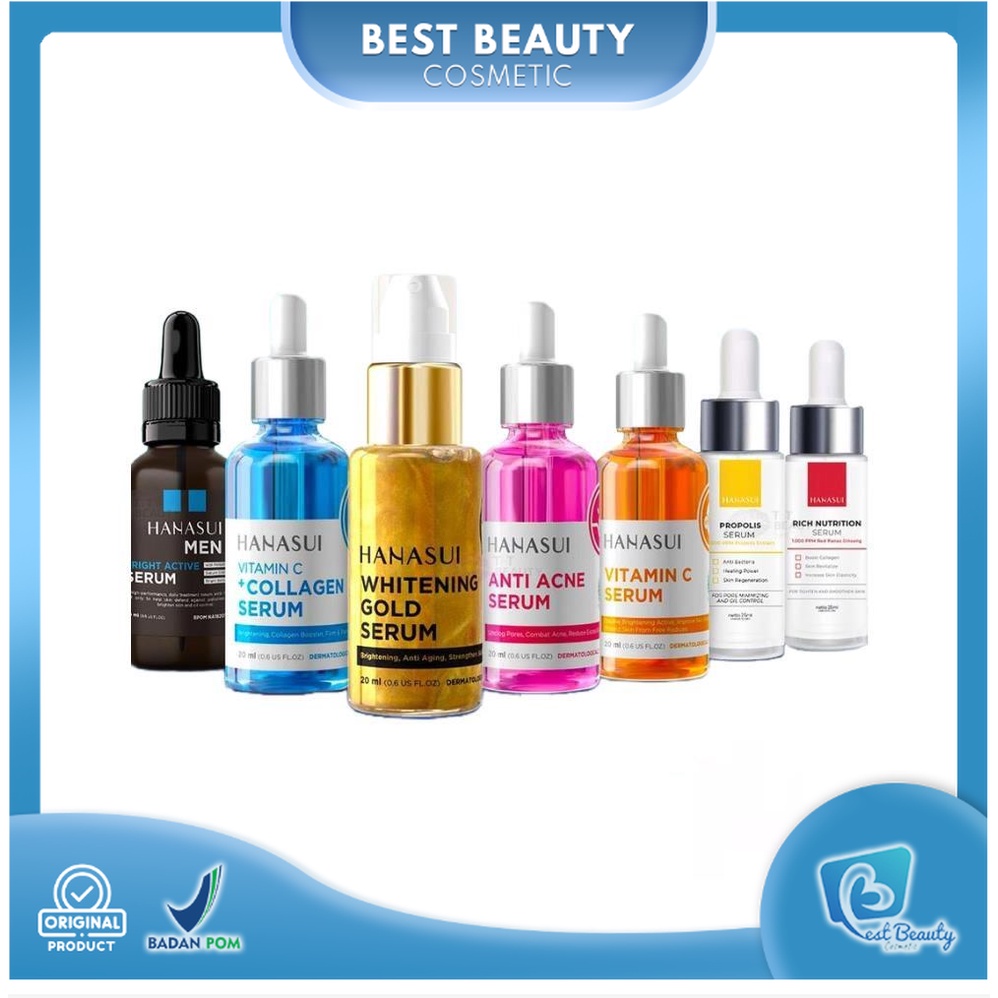 ★ BB ★ HANASUI Serum Vit C + Collagen | Serum Anti Acne | Serum Vitamin C | Whitening GOLD | BRIGH