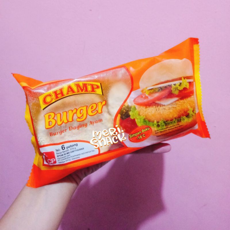 

Champ Chicken Burger Isi 6 315gr