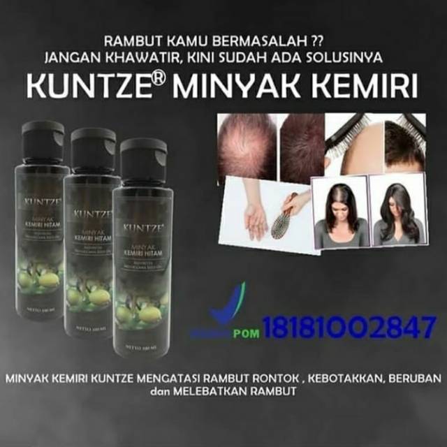 KUNTZE MINYAK KEMIRI ORIGINAL