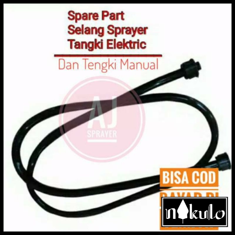 TERMURAH Selang Sprayer Elektrik Atau Manual High Pressure Hitam