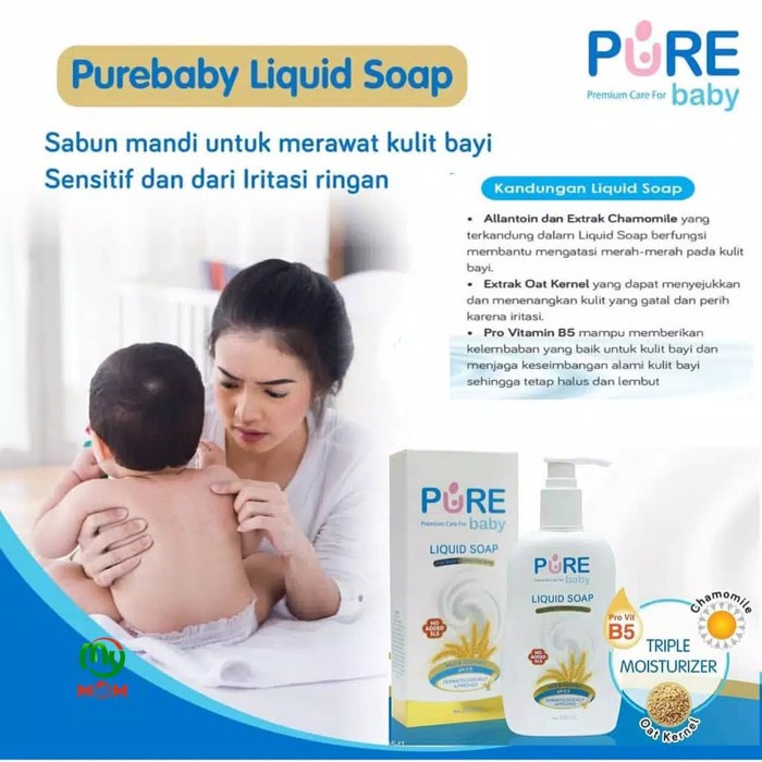 Pure BB Liquid Soap 230ml Sabun Bayi Pure Baby