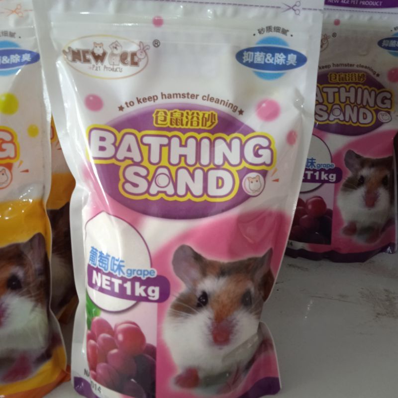 Pasir Mandi Hamster Wangi / Hamster Bathing Sand 1kg