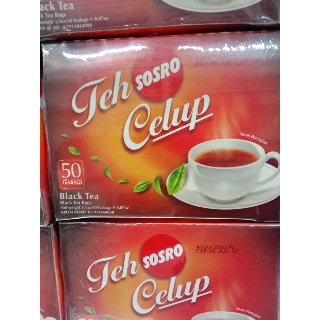 

Sosro Teh Celup Black Tea 50 Teabags