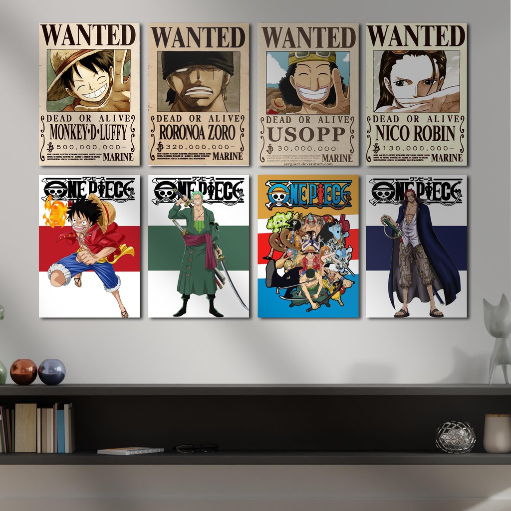 Pajangan Rumah Hiasan dinding rumah ANIME ONE PIECE/ dekorasi dinding / dekorasi kamar / walldecor