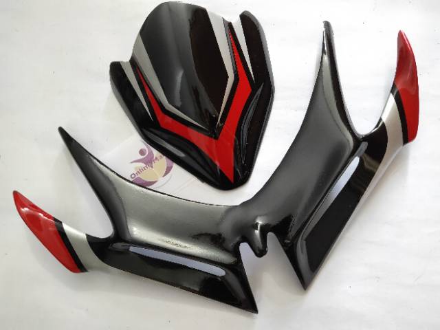 Winglet plus Visor Vario 125 LED new dan Vario 150 LED new 2018