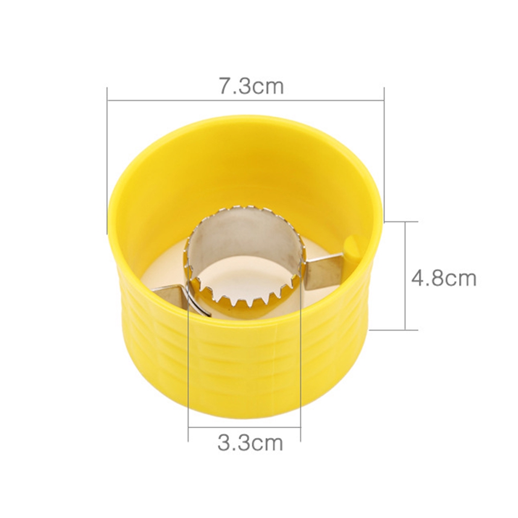 Kreatif Corn Planer Separator Detacher/Perontok Jagung Stainless Steel Remover/Corn Peeler Perontok Devicer Masak Gadget Aksesoris Rumah/Pemipil Sayuran Alat Buah