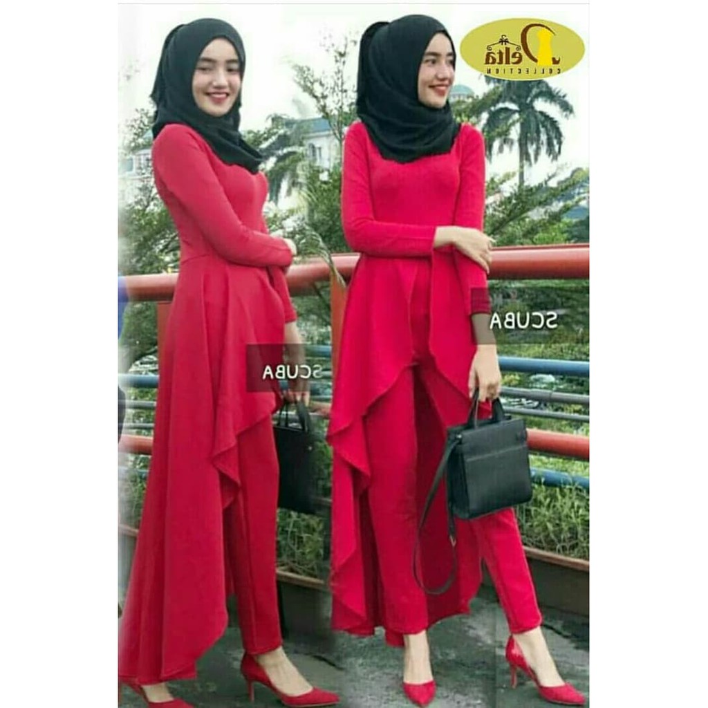 Termurah Gamis Remaja Modern Terbaru Mikka 2020 | Khaira Syari plus khimar Bahan Mostcrepe SET 54EBZ