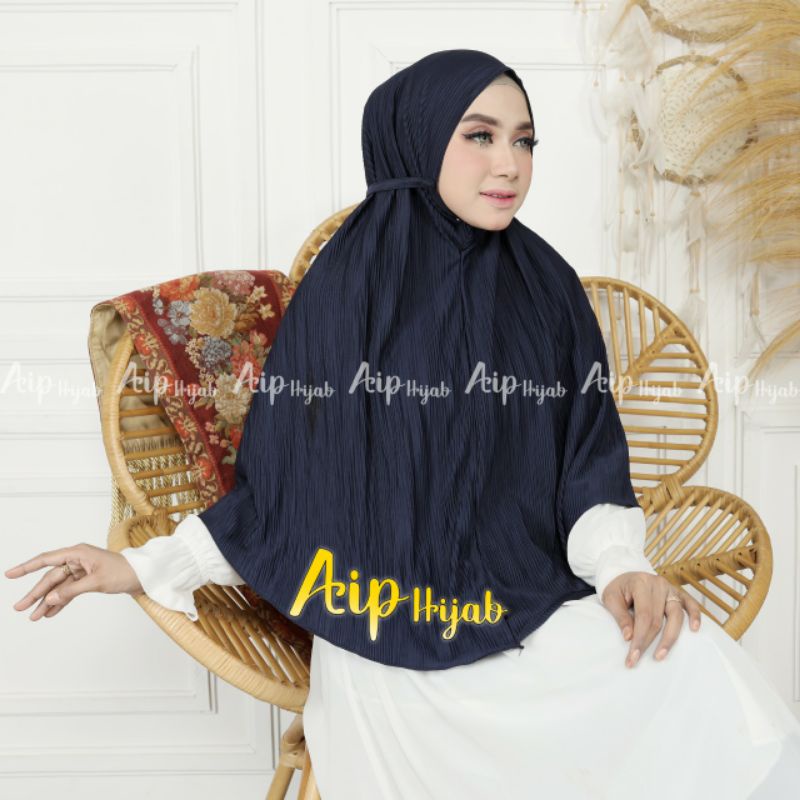 HIJAB INSTAN BERGO PLISKET XL BY AIP HIJAB